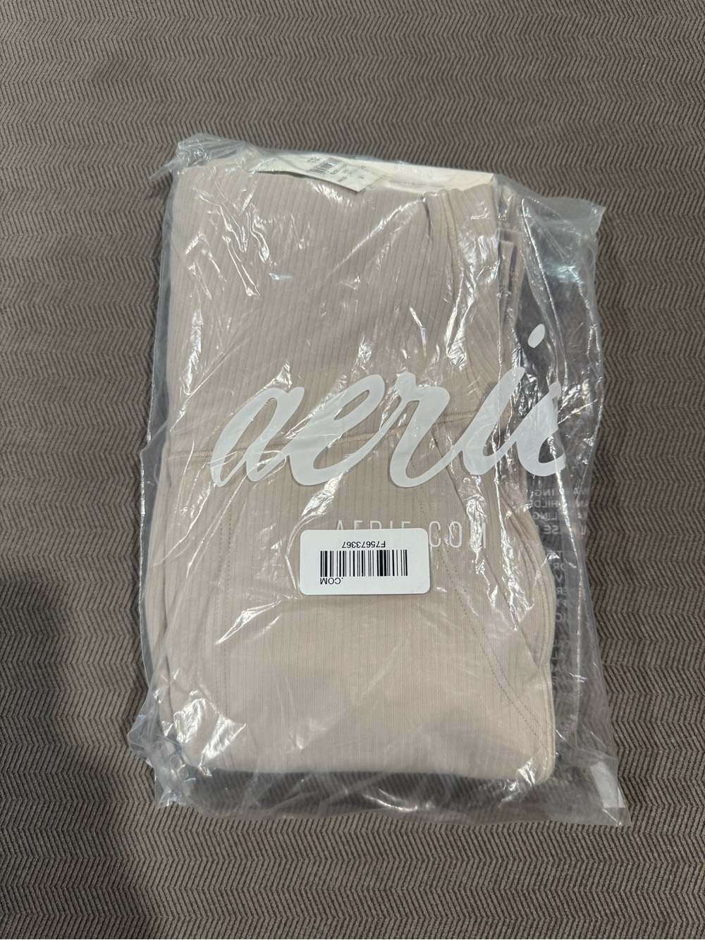 Brand New OFFLINE By Aerie Real Me XTRA Ribbed High Waisted Trouser - Picture 5 of 7